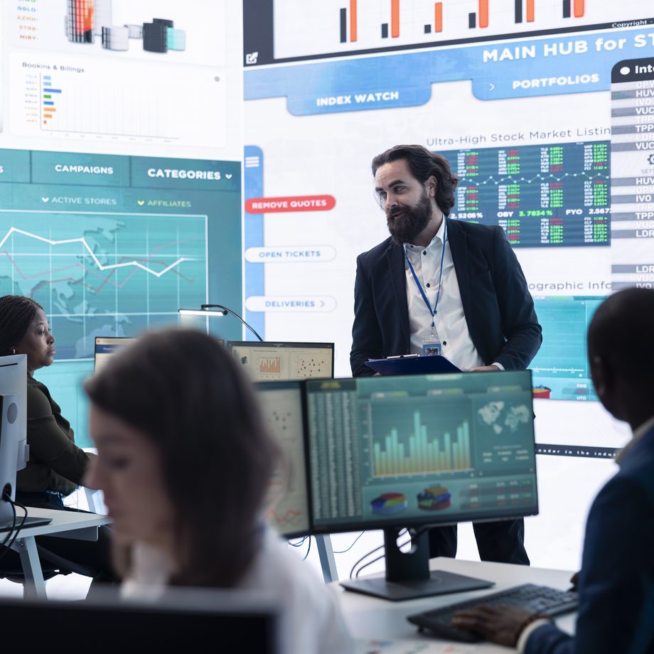 Finance team using AI automation