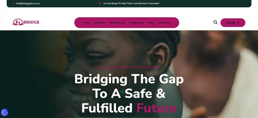 Bridge website built by WebwiseAI