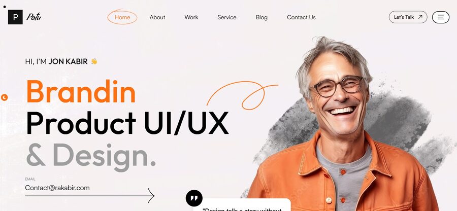 UI/UX Project website built by WebwiseAI